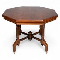Bruce Talbert, In the style of Aesthetic Movement Walnut & Gilt Octagonal Centre Table