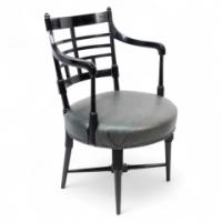 E. W. Godwin for William Watt. An Anglo-Japanese Old English or Jacobean Armchair