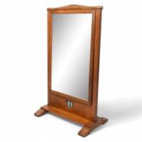 George Walton. Arts & Crafts Oak Dressing Table Mirror