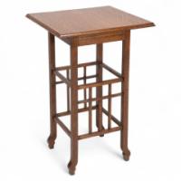 E. W. Godwin Attributed, Anglo-Japanese Quarter Sawn Oak Side Table - Thumbnail 1