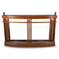 E. W. Godwin Attributed, a Slim Aesthetic Movement Walnut Umbrella & Stick Stand