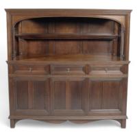 Philip Webb for Morris & Co., Rare & Important Arts & Crafts Walnut Sideboard