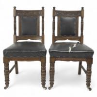 214_thomas-jeckyll-style-a-pair-aesthetic-movement-oak-dining-chairs-with-sunflowers