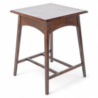 Liberty & Co. Attributed, a Well-Crafted Well Designed Arts & Crafts Oak Side Table - Thumbnail 1
