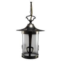 Arts & Crafts Glasgow School Style Copper Lantern - Thumbnail 1