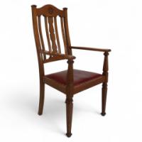 Shapland & Petter. Three Arts & Crafts Oak Dining Armchairs - Thumbnail 1