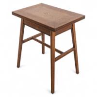 William Birch. Arts & Crafts Oak Card or Game Table with a Swivel & Fold Out Top - Thumbnail 1