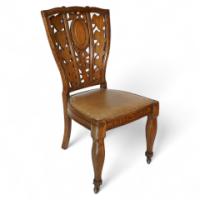 Arthur Heygate Mackmurdo for the Century Guild. Important Art Nouveau Chair