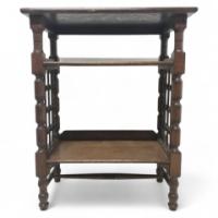 Liberty & Co. An Arts & Crafts Oak music/book stand - Thumbnail 1