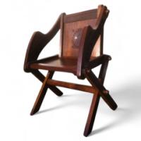 A Gothic Revival Glastonbury Armchair - Thumbnail 1