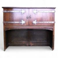 M. H. Baillie Scott for John Broadwood. An Oak Arts & Crafts Manxman Piano - Thumbnail 1