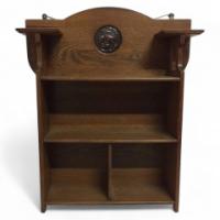 Shapland & Petter. A Well-Crafted Arts & Crafts Oak Wall/book Shelf