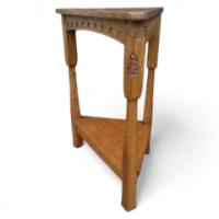 Thomas Gnomeman Whittaker. A Well-Crafted corner table - Thumbnail 1