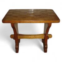 Thomas Gnomeman Whittaker. A Well-Crafted Oak sidetable - Thumbnail 1