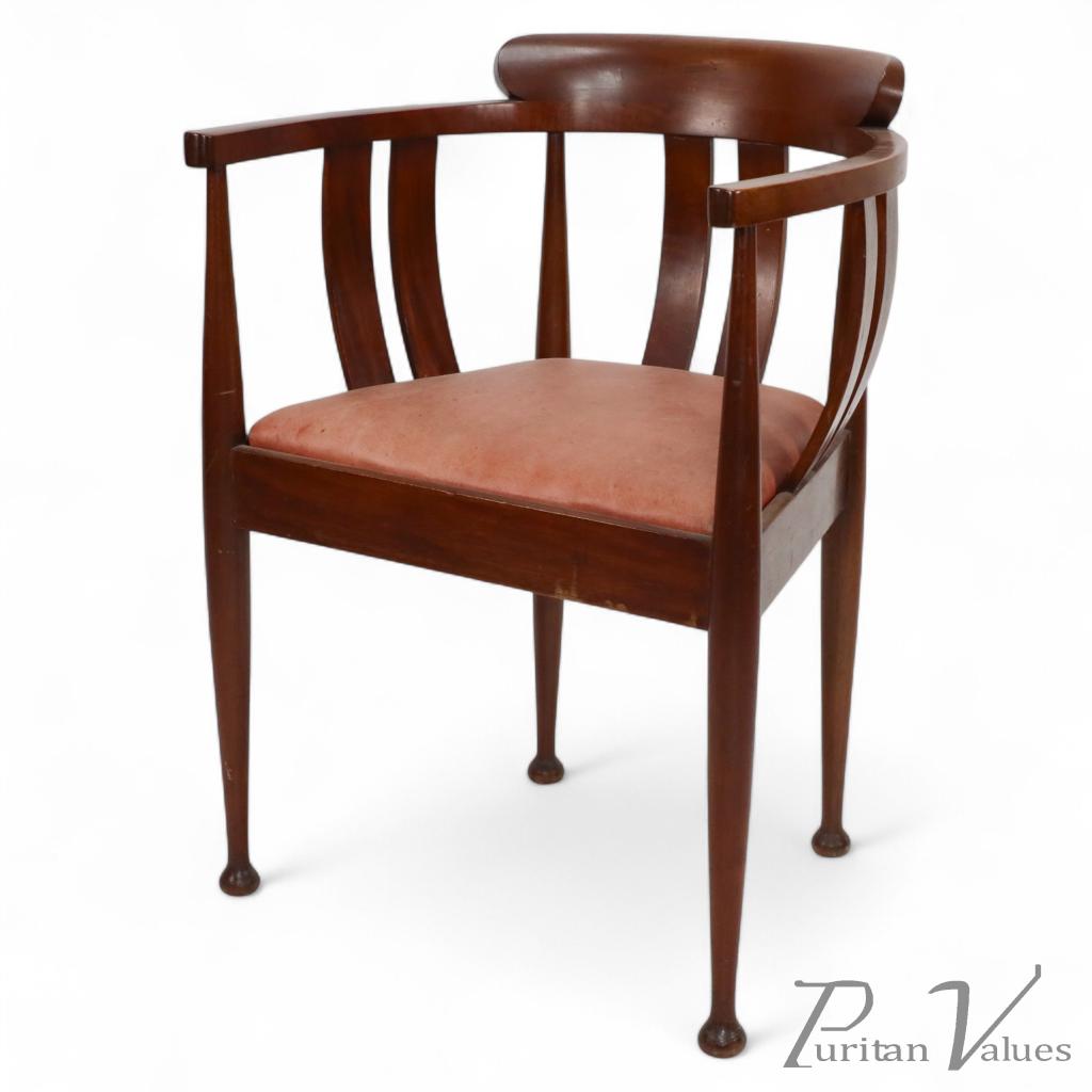 William Birch (probably). An Arts & Crafts Walnut Armchair - Image 1