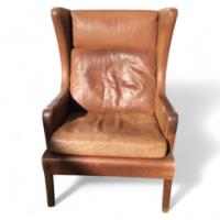 A Danish Leather Armchair