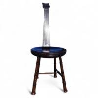 Liberty & Co. A rare Arts & Crafts music chair - Thumbnail 1