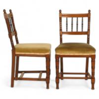 Collinson & Lock. A set of three dining chairs - Thumbnail 1