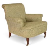 E W Godwin for Collinson and Lock. A low easy armchair - Thumbnail 1