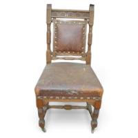 A Set of Four Gothic Revival Dining Chairs - Thumbnail 1