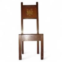 An Oak Arts & Crafts Hall Chair