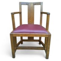 Frank Brangwyn. An important Armchair for Rowley Gallery - Thumbnail 1