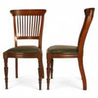 E. W. Godwin for James Peddle. A well designed pair of dining chairs - Thumbnail 1