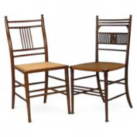 Collinson & Lock. Two Anglo-japanese sidechair's. - Thumbnail 1