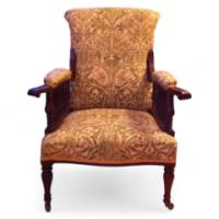 George Jack for Morris & Co. A mahogany gentleman's Armchair - Thumbnail 1
