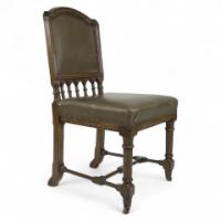 Charles Bevan Attributed, Gothic Revival Oak Desk or Side Chair - Thumbnail 1
