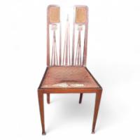 George Walton. A good pair of Arts & Crafts chairs - Thumbnail 1