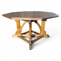 A. W. N. Pugin for J G Crace. outstanding Oak centre table - Thumbnail 1
