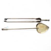 C. F. A Voysey for Thomas Elsley. heart-shaped coal shovel and a matching tongs - Thumbnail 1