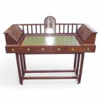 G. M. Ellwood for J. S. Henry. A mahogany desk the design - Thumbnail 1