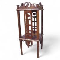 E. A. Taylor for Wylie & Lochhead. A mahogany plantstand - Thumbnail 1