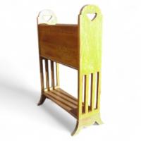 Liberty & Co. A pair of Crafts Glasgow Style Oak magazine rack - Thumbnail 1