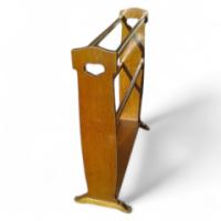 Ambrose Heal for Heal's of London. Arts & Crafts Oak towell rail - Thumbnail 1