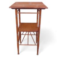 Bruce and Smith. A walnut square occasional table after E. W. Godwin - Thumbnail 1