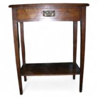 Wylie & Lochhead. A Well-Crafted Single Drawer Hall Table/writing Desk
