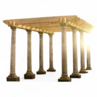 2441_a-reconstituted-marble-pergola-garden-structure
