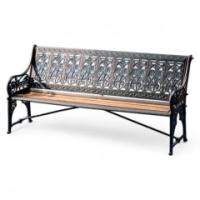 Dr. Christopher Dresser. A cast iron garden bench - Thumbnail 1