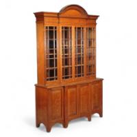 Howard and Sons. exquisite and fine quality (1/4 sawn) Oak breakfront bookcase - Thumbnail 1
