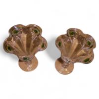 A pair of Arts & Crafts glass vase - Thumbnail 1