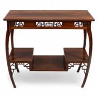 E. W. Godwin Made by Collinson & Lock Exceptional Anglo-Japanese Rosewood Table