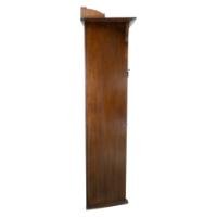 Arts & Crafts Oak Cabinet by Shapland & Petter with Fretwork Pediment - Thumbnail 5