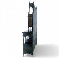 Large Aesthetic Movement Cabinet Attributed to Henry William Batley for Gillows - Thumbnail 2