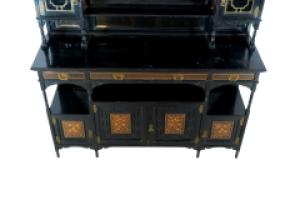 Large Aesthetic Movement Cabinet Attributed to Henry William Batley for Gillows - Thumbnail 11