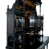 Large Aesthetic Movement Cabinet Attributed to Henry William Batley for Gillows - Thumbnail 8
