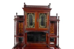 Aesthetic Movement Walnut Cabinet Attributed to Henry William Batley for Gillows - Thumbnail 3