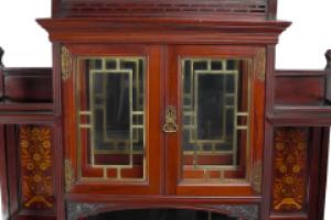 Henry William Batley for Gillow & Co., Aesthetic Movement Walnut Cabinet - Thumbnail 6
